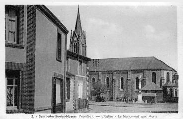 Iconographie - L'église - Le monument aux Morts