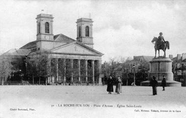 Iconographie - Place d'Armes - Eglise Saint-Louis