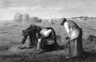 Iconographie - Des glaneuses, d'après Jean-François Millet