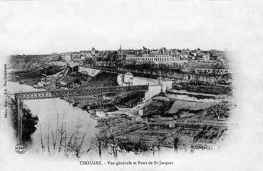 Iconographie - Vue générale et pont de Saint-Jacques