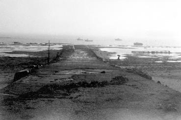 Iconographie - Rampe des Américains en 1918, vue de la plage