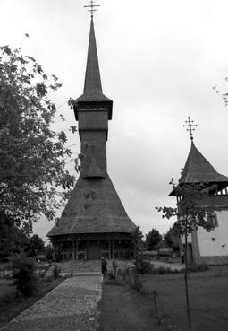 Iconographie - Buzau - Près de Buzeau une église en bois