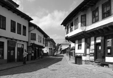 Iconographie - Tryavna - Rue près de la Tour de l'Horloge