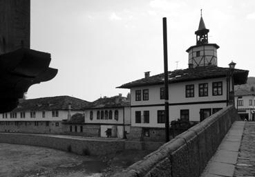 Iconographie - Tryavna - Le vieux vers la Tour de l'Horloge