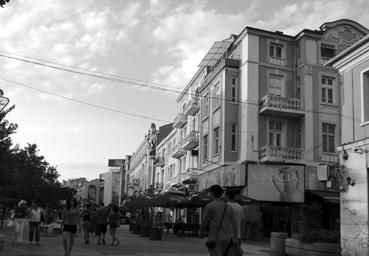 Iconographie - Plovdiv - La rue piétonne