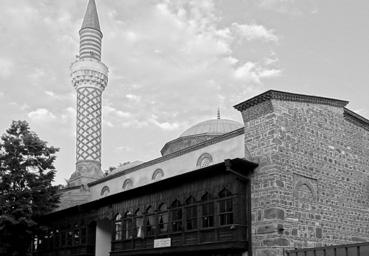 Iconographie - Plovdiv - Mosquée et minaret