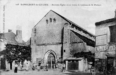 Iconographie - Ancienne église où se trouve le tombeau de St Philbert