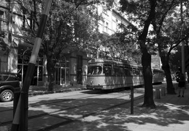 Iconographie - Sofia - Le tramway rue Ekzarh Iosif