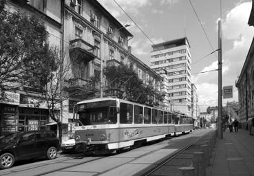 Iconographie - Sofia - Le tramway rue Ekzarh Iosif