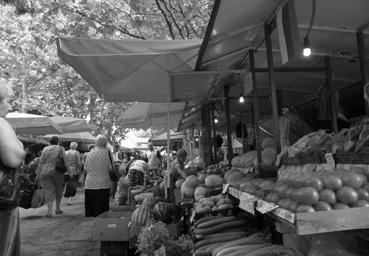 Iconographie - Veliko Tarnovo - Marché agricole