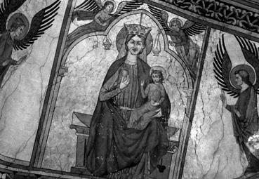 Iconographie - L'église Sainte-Radegonde - Détail du choeur