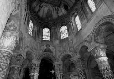 Iconographie - L'église Sainte-Radegonde - Fresques du choeur