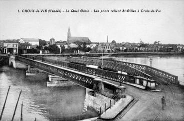 Iconographie - Les ponts reliant St-Gilles à Croix de Vie