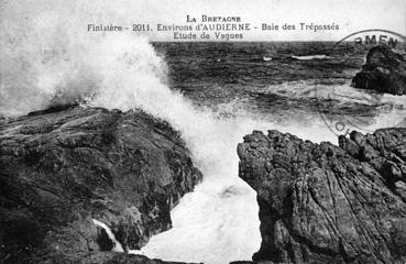 Iconographie - Baie des Trépassés, étude de vagues