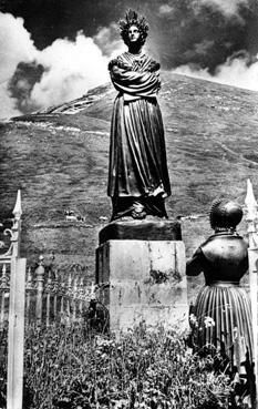 Iconographie - ND de la Salette,  La "belle Dame" remonte au ciel