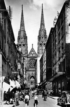 Iconographie - La cathédrale, façade ouest, rue des Gras