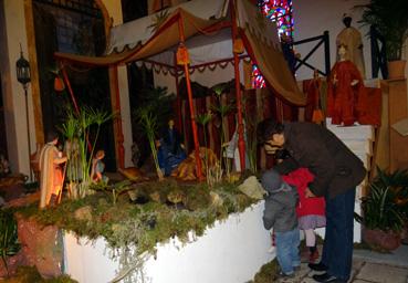 Iconographie - Crèche réalisée par Bernard Raballand