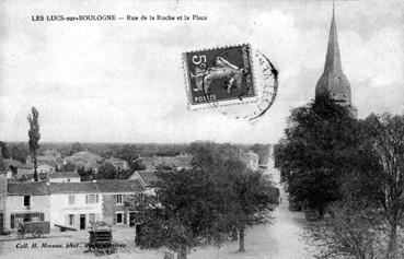 Iconographie - Rue de la Roche et la place