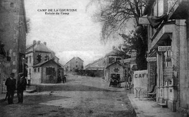 Iconographie - Camp de Courtine - Entrée du camp