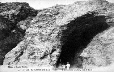 iconographie - Entrée des Grottes côté de Sion