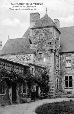 Iconographie - Château de la Chabotterie - Tour carrée construite en 1611