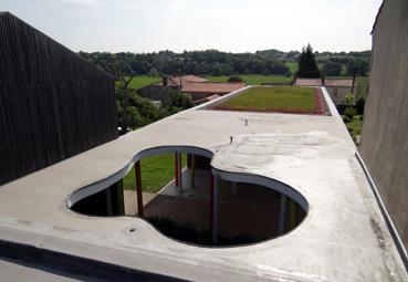 Iconographie - Vue du toit de la Maison de la libellule