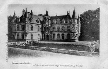 Iconographie - Le château reconstruit en 1870 par l'architecte A. Charier