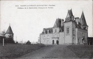 Iconographie - Château de la Barbinière (marquis de Piolan)