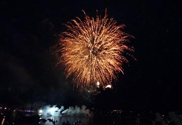 Iconographie - Fête des bateaux - Feux d'artifice de la compagnie Féerie