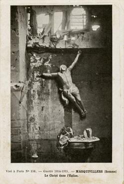 Iconographie - Guerre 1914-1918, Le Christ dans l'église
