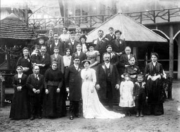 Iconographie - Mariage de boiséens à Paris vers 1914/1915