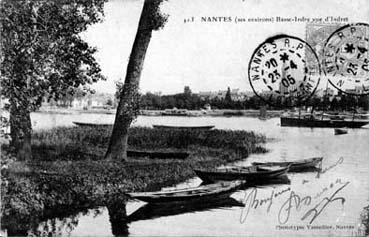 Iconographie - Nantes (ses environs) Basse-Indre vue d'Indret