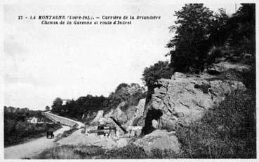 Iconographie - Carrière de la Briandière, Chemin de la Garenne et route d'Indret
