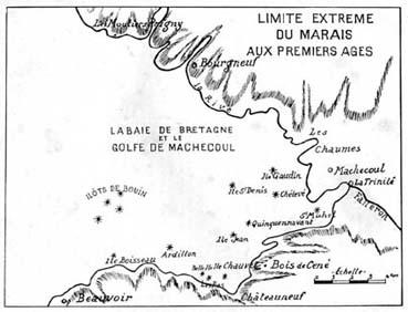 Iconographie - Limite extrême du Marais aux premiers âges