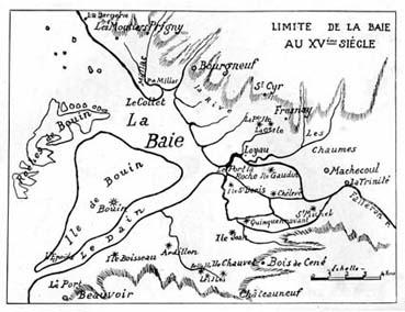 Iconographie - Limites de la Baie au XVè siècle