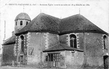Iconographie - Ancienne Eglise ouverte au culte en 1819 démolie en 1880