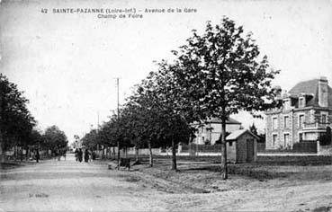 Iconographie - Avenue de la Gare - Champ de foire