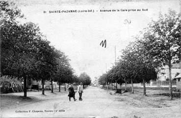 Iconographie - Avenue de la Gare prise au Sud