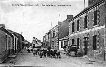 Iconographie - Rue de la Gare - La gendarmerie