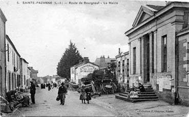 Iconographie - Route de Bourgneuf - La Mairie