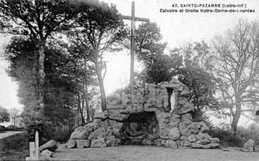 Iconographie - Calvaire et grotte Notre-Dame-de-Lourdes