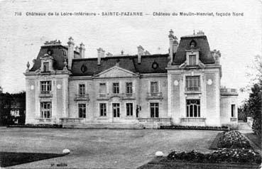 Iconographie - Château du Moulin-Henriet, façade Nord