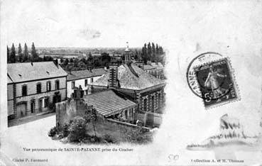 Iconographie - Vue panoramique de Sainte-Pazanne prise du clocher