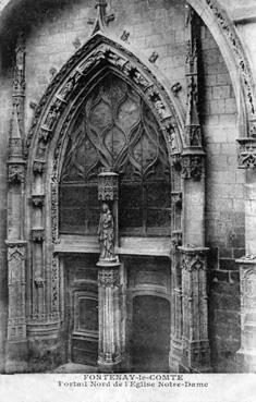 Iconographie - Portail nord de l'église Notre Dame