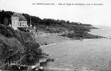 Iconographie - Côte et plage de Gourmalon, vers la Birochère