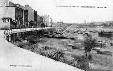 Iconographie - Environs de Nantes - Trentemoult - Le quai Est