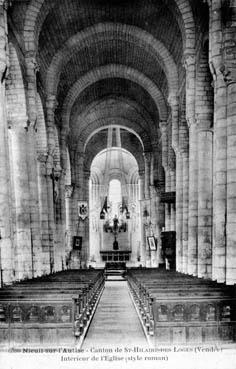 Iconographie - Intérieur de l'église (style roman)