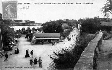 Iconographie - La descente du Château à la plage et la route de Ste-Marie