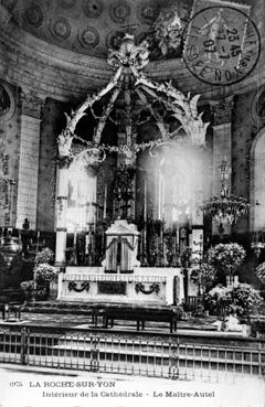 Iconographie - Intérieur de la Cathédrale - Le maître autel