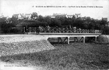 Iconographie - Le pont de la route d'Indret à Boiseau